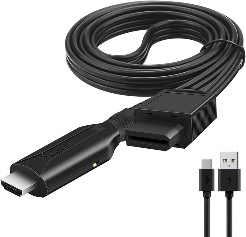 HDSUNWSTD Wii to HDMI 1M(3.2FT) Cable Converter,1080P/ 720P Wii HDMI Adapter Output Video Audio Wii HDMI Converter Supports All Wii Display Modes, NTSC .Compatible with Wii, Wii U, HDTV - Image 1